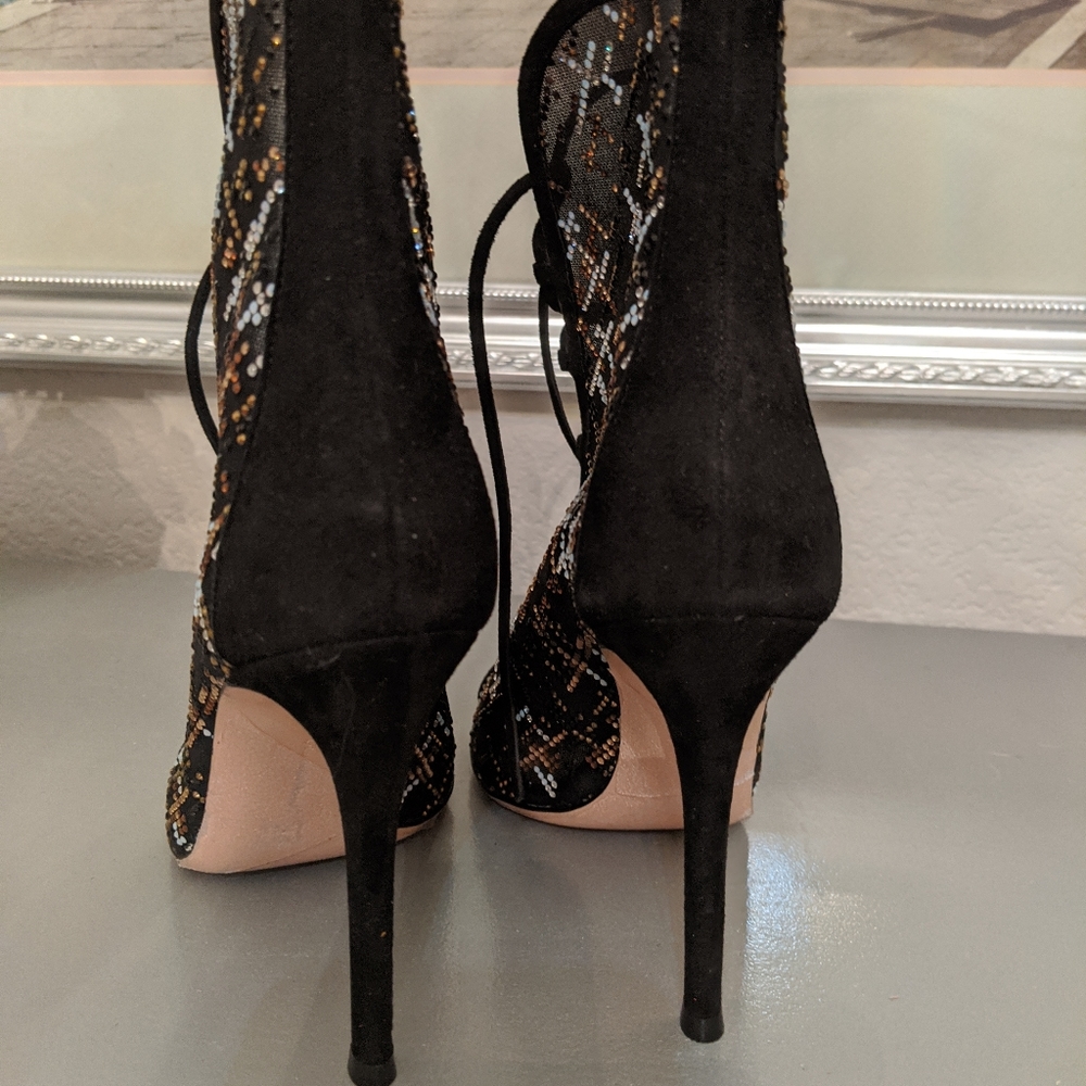 Gianvito rossi embelished booties 37 - Picture 10 of 15